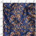 thumbnail image 2 of Soimoi Blue Rayon Crepe Fabric Leopard Animal Skin Fabric Prints By Yard 46 Inch Wide, 2 of 6