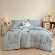 Feltree All-Season Soft Washed Duvet Insert Lightweight Insulating for Year-Round Comfort 78x90 in