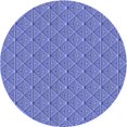 thumbnail image 1 of Ahgly Company Tapis Rond Lavable en Machine Intérieur Transitionnel Bleu, 4 Pieds Rond, 1 of 7