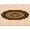 thumbnail image 1 of Ahgly Company Machine Washable Indoor Rectangle Transitional Golden Blonde Gold Area Rugs, 3' x 5', 1 of 7