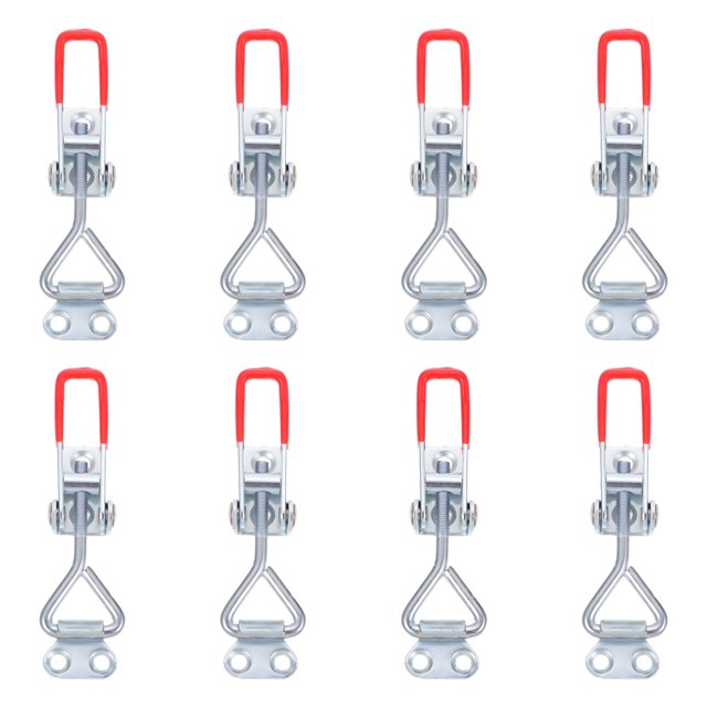 8 Pcs Adjustable Box Case Pull Latch Clamp Heavy Duty Toggle Clamp Latches