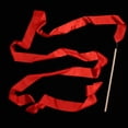 thumbnail image 2 of Rhythmic Dancing Ribbon for Kids in Red Satin Material 4m Long Ideal for Gymnastics and Dance, 2 of 8