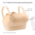 thumbnail image 2 of Momcozy Hands Free Pumping Bra, Adjustable Breast-Pumps Holding Pumping and Nursing Bra, 2 of 6