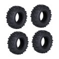 thumbnail image 4 of TISHITA 4 Pcs Pneus de Crawler 0.7 Pouces Pièces de Rechange Pneus en Caoutchouc pour Modèle SCX30 Crawler, 4 of 8