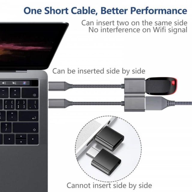 CNKOO Adaptateur Usb C vers USB/ Type C vers Usb/ USB a vers Usb C vers Usb a vers Usb C Adaptateur Usb-c vers Usb Adaptateur Usb-a vers Usb-c Adaptateur Usb vers Usb C/ Usb C vers Usb C