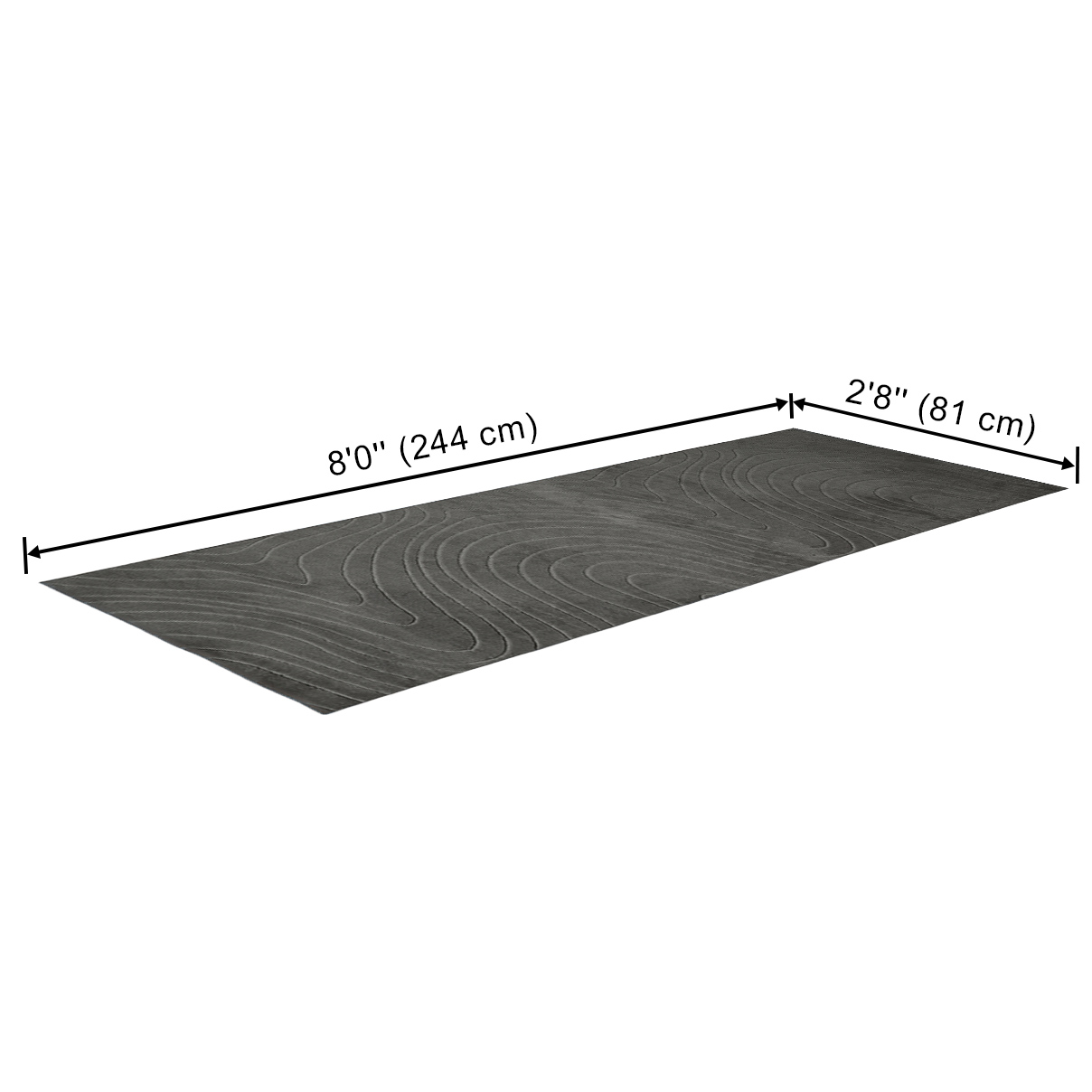 Tapis de Couloir Somos Lavable A la Machine Contemporain/Moderne pour Salon, Chambre, Salle Manger, Entrée, et Plus Encore.