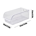 thumbnail image 3 of Meitianfacai Refrigerator Food Pantry Organizer And Storage Beverage Organizer Refrigerator Beverage Beer Can Dispenser Cosmetic Storage Box Kitchen Storage Box, Clear, 3 of 6