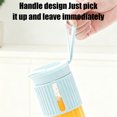 thumbnail image 5 of Portable electric blender juicer food processor, sleek modern design, purees smooth, kitchen home office, healthy eating meal prep, mini juice machine, stainless steel blades, durable, 5 of 5