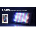 thumbnail image 2 of Led Floodlight With Remote Control Outdoor Colorful Rgb Flood Light Spotlight Landscape Lighting Lamp ( Eu Plug ), 2 of 9