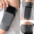 thumbnail image 2 of Phone Arm Band Gym Phone Holder Phone Arm Case Running Band for Running Riding Walking Hiking Arm Bag Cellphone Pouch, 2 of 7