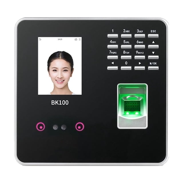 Machine USB de Reconnaissance Biométrique des Empreintes Digitales et du Visage pour l'Heure et la Présence des Employés, Horloge, Enregistreur de Temps, Appareil