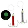 thumbnail image 4 of 2pcs Fishing Hooks Squid Hook Night Glow For Sea Fishing 8 Hooks, 4 of 10