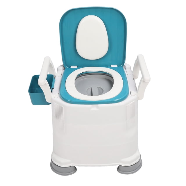Portable Toilet Chair, Odor Proof Detachable Bedside Commode Toilet for Bedroom