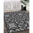 thumbnail image 3 of Ahgly Company Machine Washable Indoor Rectangle Transitional Gunmetal Gray Area Rugs, 7' x 10', 3 of 7