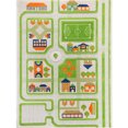 thumbnail image 1 of IVI 3D Play Carpet 71 x 52.5-inch Green Traffic Floor Rug for Kids, Large, 1 of 10