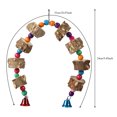 thumbnail image 4 of Swing Bird Toy,  Toy, Hanging Wooden Toy Safe Bite Chewing Toy Easy To Install Pets Animals for Parrots Birds, 4 of 8