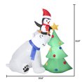 thumbnail image 3 of Christmas Airblown Polar Bear Scene, 3 of 6
