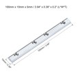 thumbnail image 2 of Unique Bargains Straight Line Connector, 3.9 Inch Joint Bracket w Screws for 2020 Series T Slot 6mm Aluminum Extrusion Profile, 2 Pcs, 2 of 4
