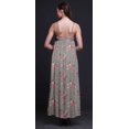thumbnail image 3 of Bimba Robe Longue Décontractée en Rayonne à Fleurs pour Femme à Bretelles Spaghetti, Maxi d'Été, Robe Soleil - Xxx-Grand, 3 of 5