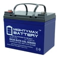 thumbnail image 1 of 12V 35AH GEL Replacement Battery for Deep Cycle Solar 33Ah, 34Ah, 36Ah, 1 of 6