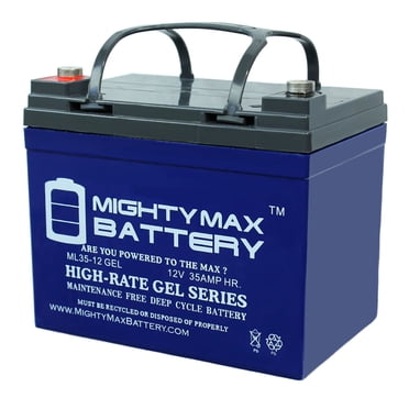 12V 35AH GEL Replacement Battery for Deep Cycle Solar 33Ah, 34Ah, 36Ah