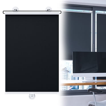 Tanjnj Stores Enrouleurs 100 % Occultants à Petit Prix pour Fenêtres, Stores Enrouleurs Sans Cordon avec Protection UV en Tissu Jacquard, Assombrissants Isolés Thermiquement pour la Maison, Faciles à Installer 45*125 cm