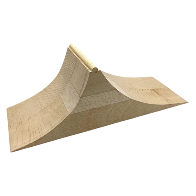 Yinanstore Wooden Fingerboard Ramp Accessories Ornament Multifunctional Professional Grade Improve Creativity Fingerboard Training Prop Style D