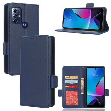 Motorola MOTO G Play 2023 Case , PU Leather Flip Cover Card Slots Magnetic Closure Wallet Case for Motorola MOTO G Play 2023