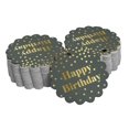 thumbnail image 1 of Inkdotpot Happy Birthday Bottle Tag Real Gold Foil Favor Hang Tags Pack Of 50, 1 of 6