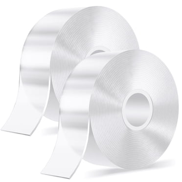 Yecaye Double Sided Tape Heavy Duty , 29.5ft Nano Tape Mounting Clear Tape, 2 Roll
