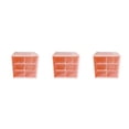 thumbnail image 3 of Decodeary Plastic Jiugongge Storage Drawer - Meticulous Workmanship And Fashionable Multi Grid Storage pink Six Palaces Grid 3Set, 3 of 6