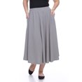 thumbnail image 1 of White Mark Jupe Midi Évasée Tasmin pour Femmes, 1 of 4
