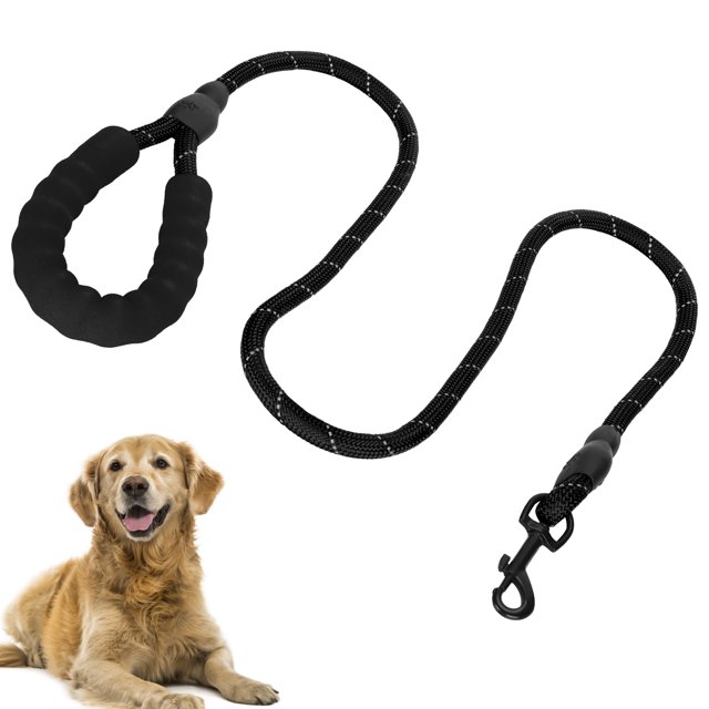 Dog Leash, With Ergonomics Handle, 1.5 Meters Long Nylon Reflective Leash, Reflection For People And Pets To Safe Travel At Night