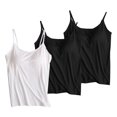 thumbnail image 1 of Timegard Womens Tank Tops with Built in Bras Scoop Neck Adjustable Spaghetti Strap Comfy Bottom Camis, 1 of 6