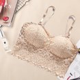 thumbnail image 4 of Soft Simple Sexy Breathable Wirefree Lace Bralette ，Average code, 4 of 5