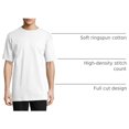 thumbnail image 4 of Hanes Mens Beefy T-Shirt 2-Pack, 3XL, White, 4 of 7