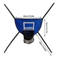 thumbnail image 3 of SIfdSeng Basketball Hoop for Trampoline Basketball Attachment Backyard Basketball Hoop Set for Kids with Air Pump and 4 Basketballs, 3 of 8
