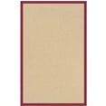 thumbnail image 1 of Linon Athena Cotton Rug in Natural and Red-9'10" x 13', 1 of 1