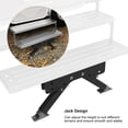 thumbnail image 4 of RV Step Bracket, Portable Strong Load Bearing Steel Sturdy Solid Stance RV Step Stabilizer Multifunctional Jack Design  For Camping, 4 of 8