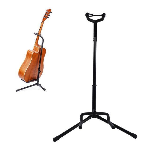 Guitar Stand Floor, Folding Bass Stand Stable for Electric Guitar