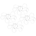 thumbnail image 1 of Piège à Crabes, Outil de Capture Réutilisable en Acier Inoxydable avec 6 Anneaux et Corde en Nylon pour Crabes, 1 of 7