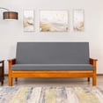 thumbnail image 3 of Jacquard Futon Cover Elastic Slipcover Dust- Sofa Cover Furniture Grey, 3 of 8