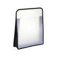 thumbnail image 4 of DYNWAVECA File Bag Art Portfolio Bag Clear Document Holder Waterproof File Organizer Portable for School Classroom Office Projects Home Black, 4 of 10