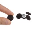 thumbnail image 4 of Unique Bargains 10pcs 24L Fabric Cloth Covered Button 15mm Round Metal Shank Sewing Buttons for Suits Dress Blouses, Brown, 4 of 5