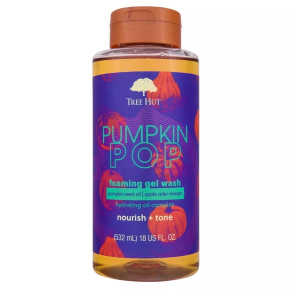 Tree Hut Gel Moussant pour le Corps, Pumpkin Pop, 18 fl oz