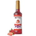 thumbnail image 1 of Matteo's Sugar Free Fruit Syrup, Strawberry, 750mL, 0 Calories, 0 Sugar, (Single Bottle), 1 of 5