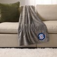 thumbnail image 1 of NHL, NBA, MLB Grey Sports Throw Blanket, 50" x 60", 1 of 5