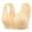 Beige, variant on Timegard Front Closure Bras for Women Full Coverage No Underwire Seniors Bras Comfort Everyday Underwear