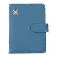 thumbnail image 2 of Passports Cover,PU Leather Passports Holder Pouch Blue, 2 of 8