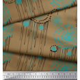 thumbnail image 2 of Soimoi Moss Georgette Fabric Brush Stroke Abstract Fabric Prints By Yard 42 Inch Wide, 2 of 3